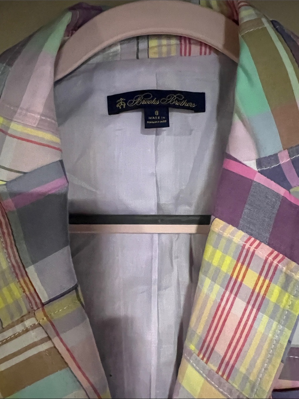 Brooks Brothers Pastel Plaid Blazer in Pink, Lavender, Mint, Yellow, Blue - Picture 2 of 4